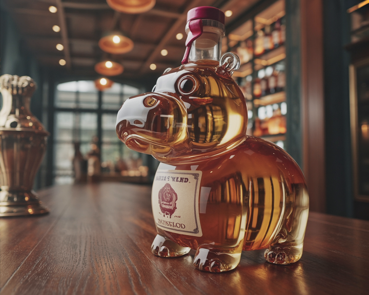 Botella de Whisky - Edición Hipopótamo