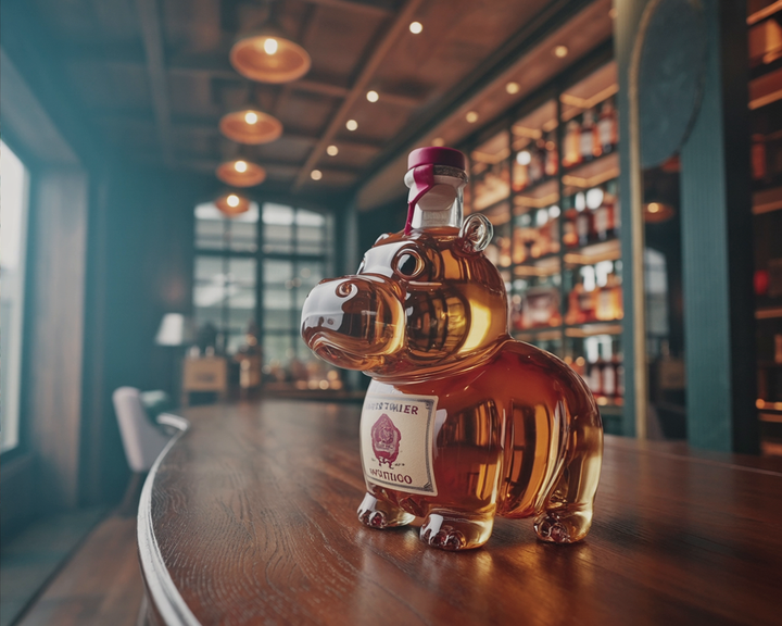 Botella de Whisky - Edición Hipopótamo