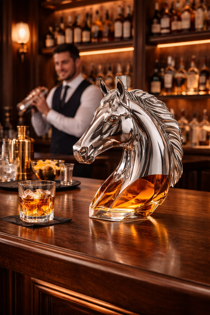 Botella de Whisky – Edición Cabeza de Caballo