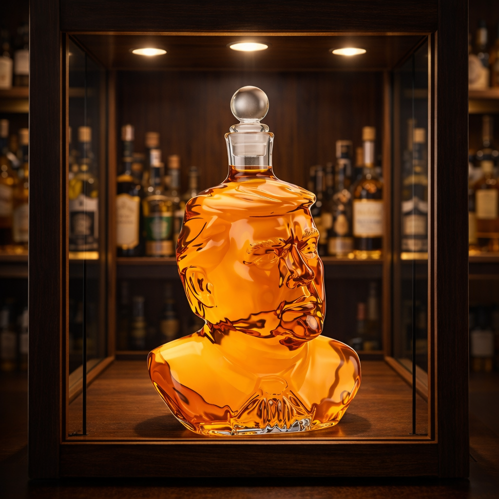 Botella de Whiskey - Edición Presidente Trump