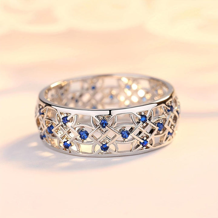 Anillo Soñado de Filigrana de Zafiro