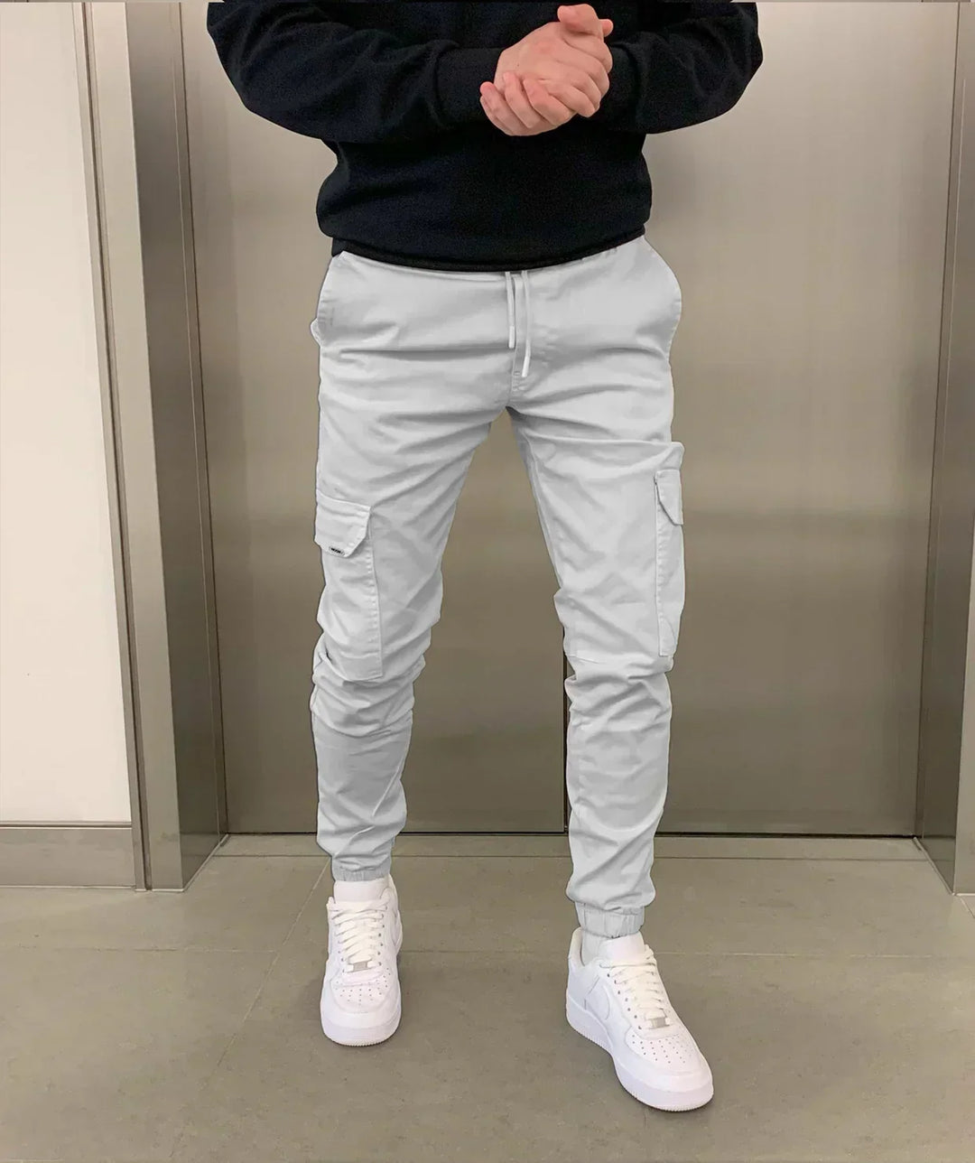 JOGGER CUT CARGO PANTS