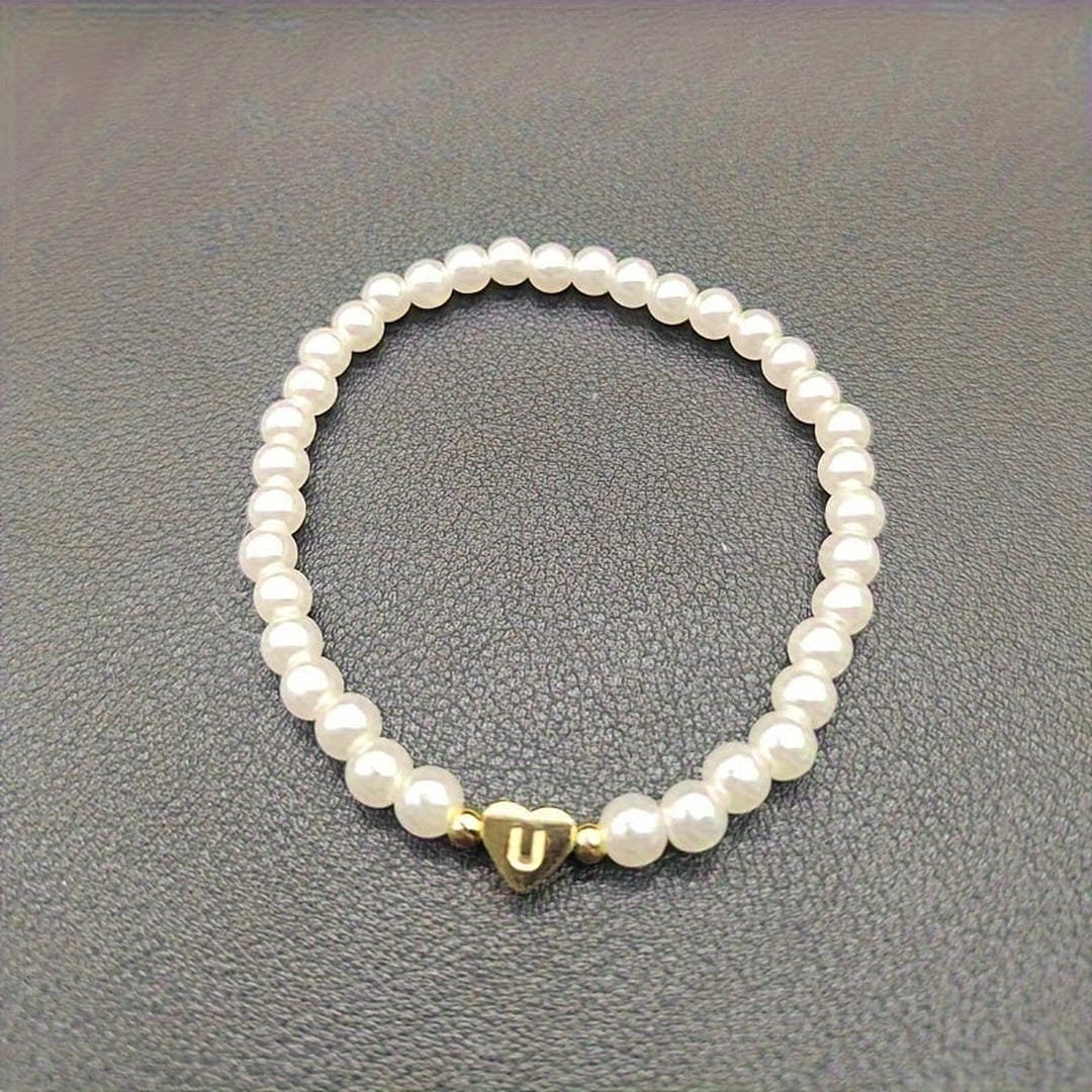 Pulsera de Perlas A-Z