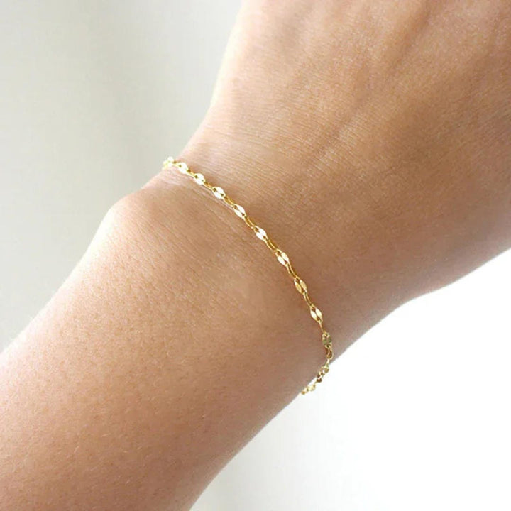 Brazalete Elegante de Encaje de Doble Capa