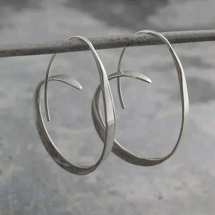 Pendientes Colgantes en Espiral Abierta