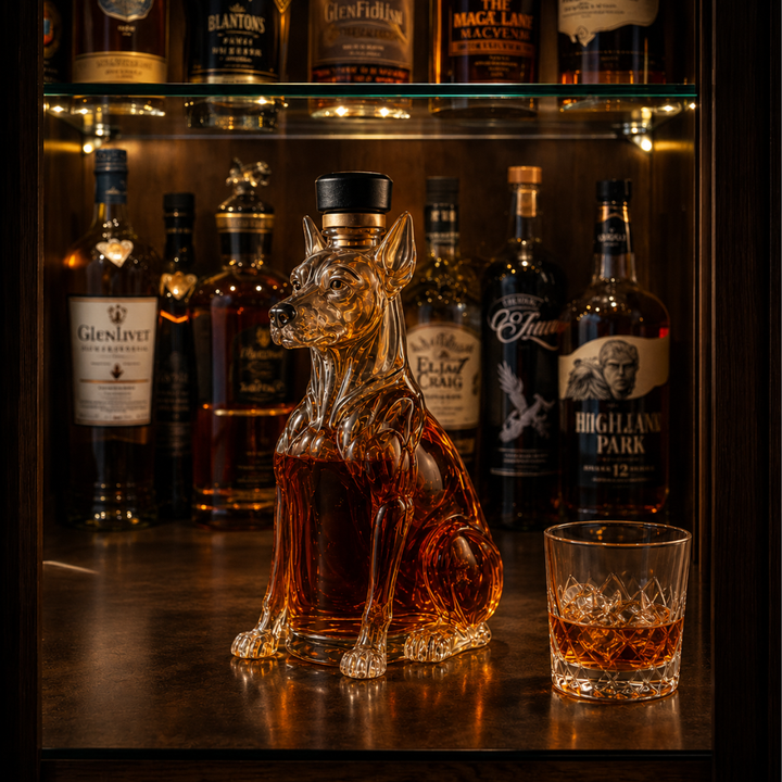 Botella de Whiskey - Edición Dobermann