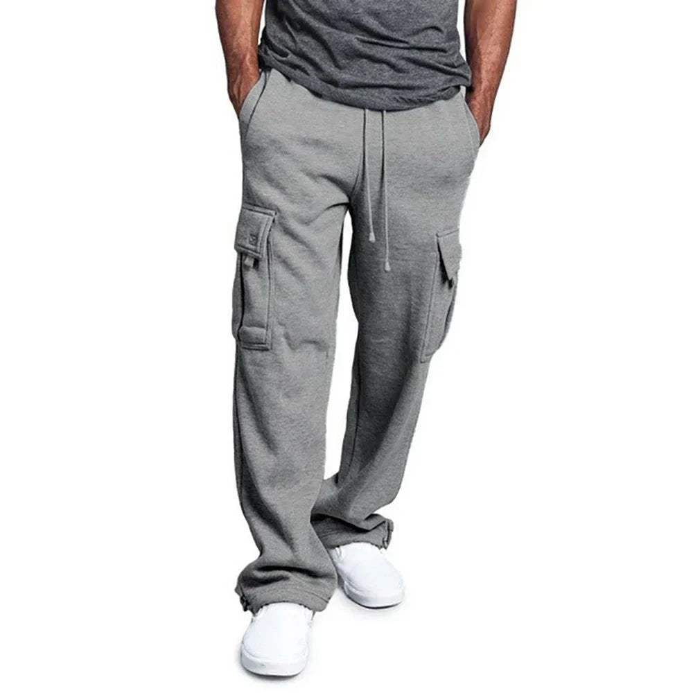 Pantalones de deporte cargo de polar - Confort Óptimo para hombre