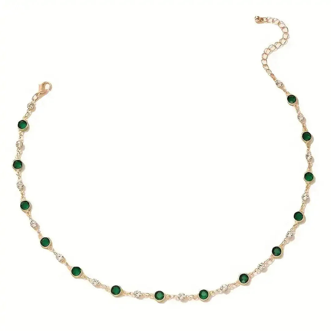 Collar de Estación Esmeralda Verdante