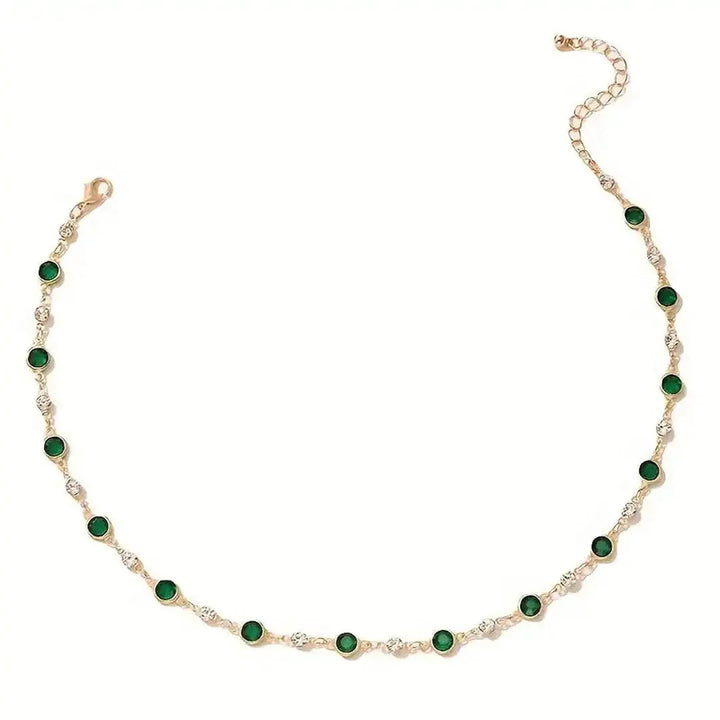 Collar de Estación Esmeralda Verdante