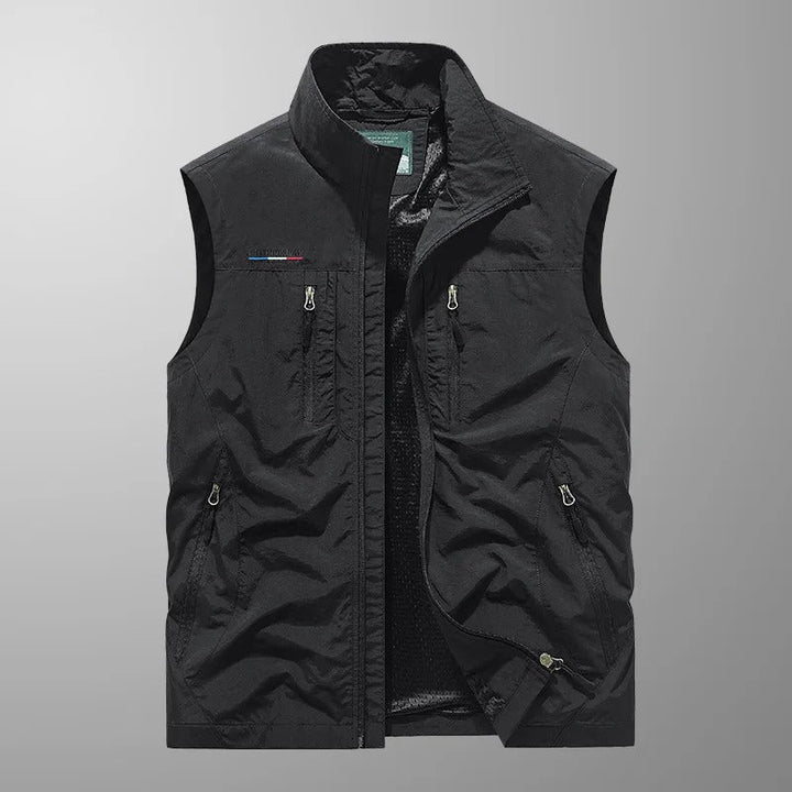 Cazel | Chalecos utilitarios transpirables con múltiples bolsillos