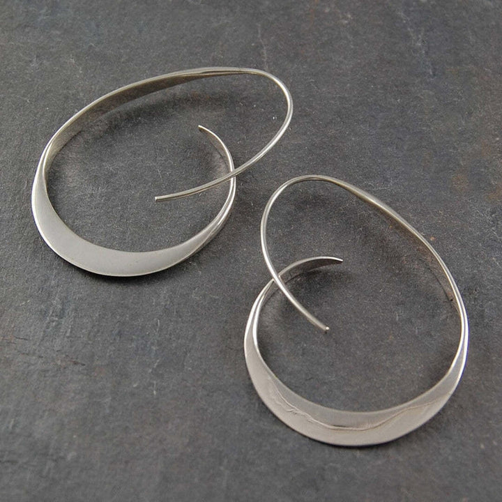Pendientes Colgantes en Espiral Abierta