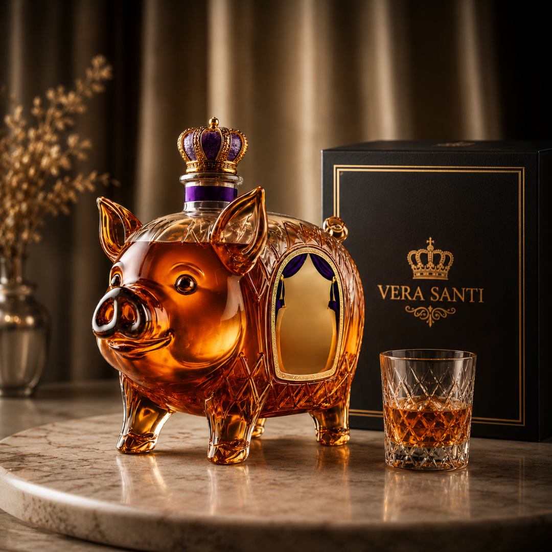 Botella de Whisky - Edición Cerdo
