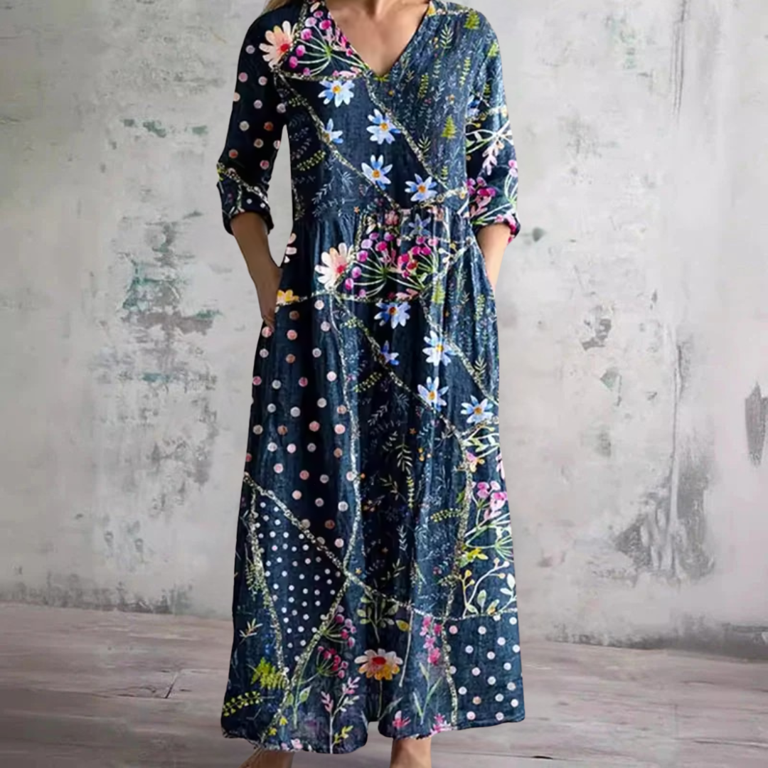 Linda™ | Summer Floral Dress