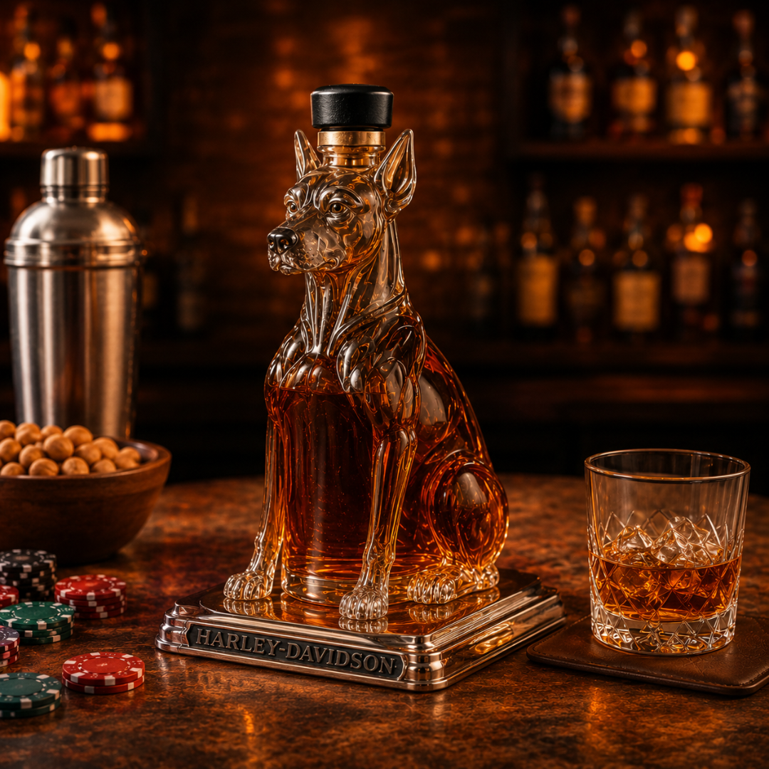 Botella de Whiskey - Edición Dobermann