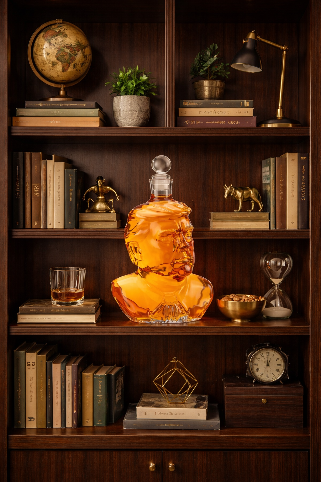 Botella de Whiskey - Edición Presidente Trump