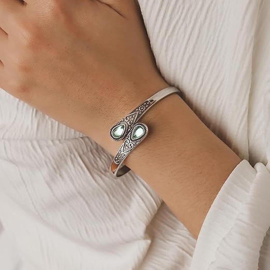Pulsera de Imitación de Piedra Estilo Étnico