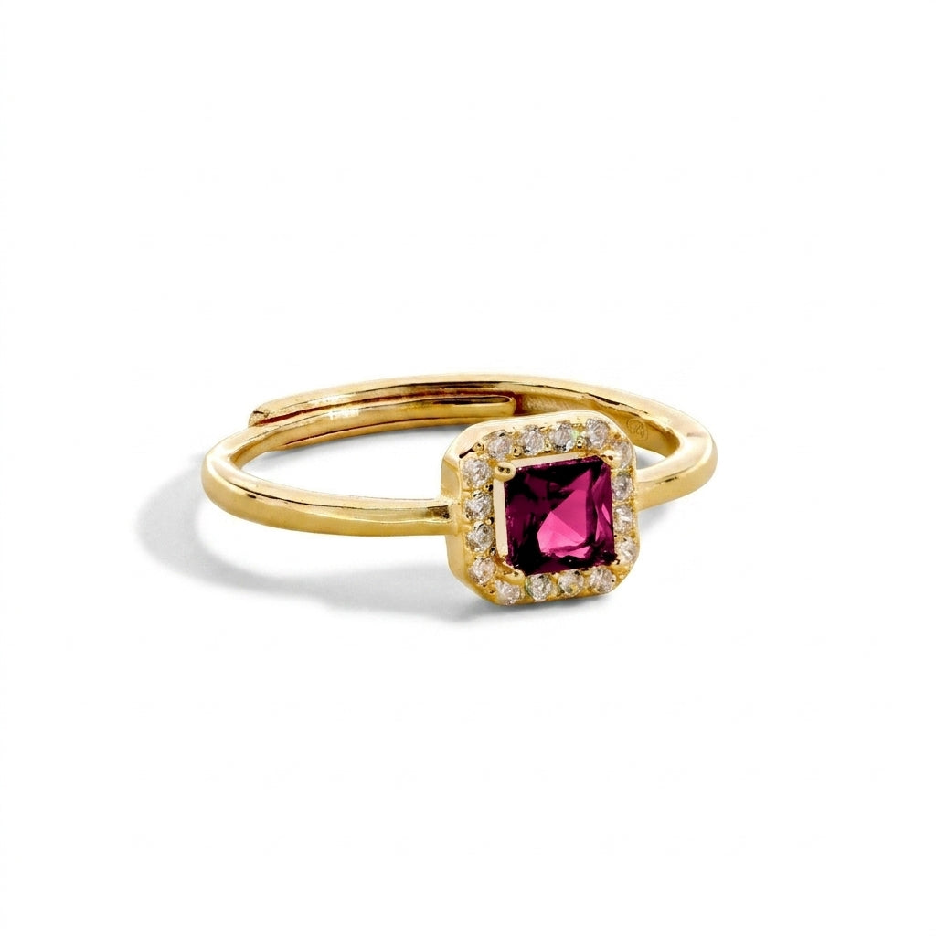 Anello Con Quadrato Zirconato