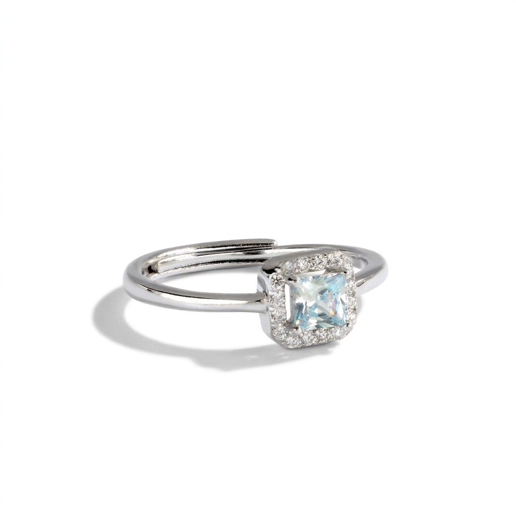 Anello Con Quadrato Zirconato