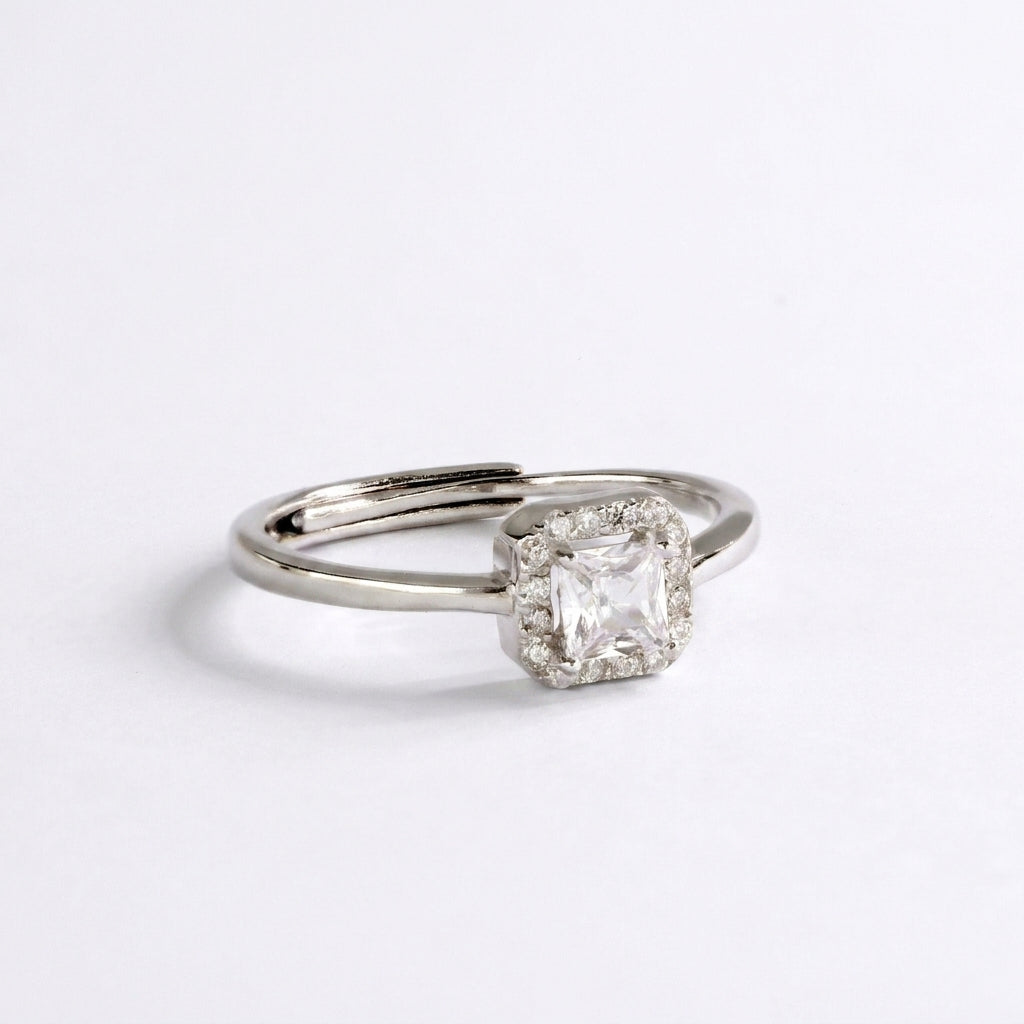 Anello Con Quadrato Zirconato