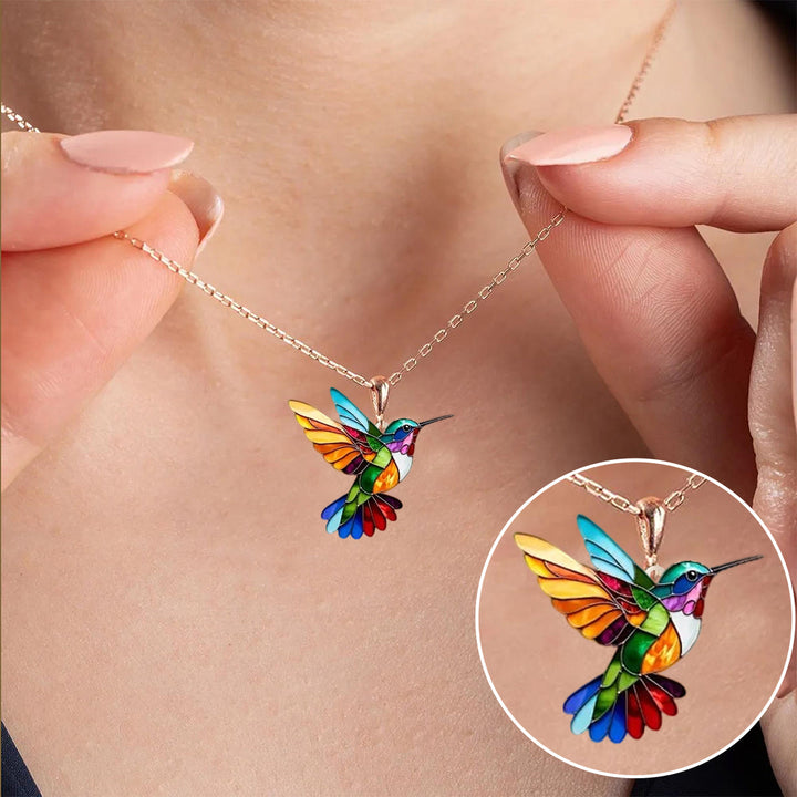Hermosa Collar de Colibrí