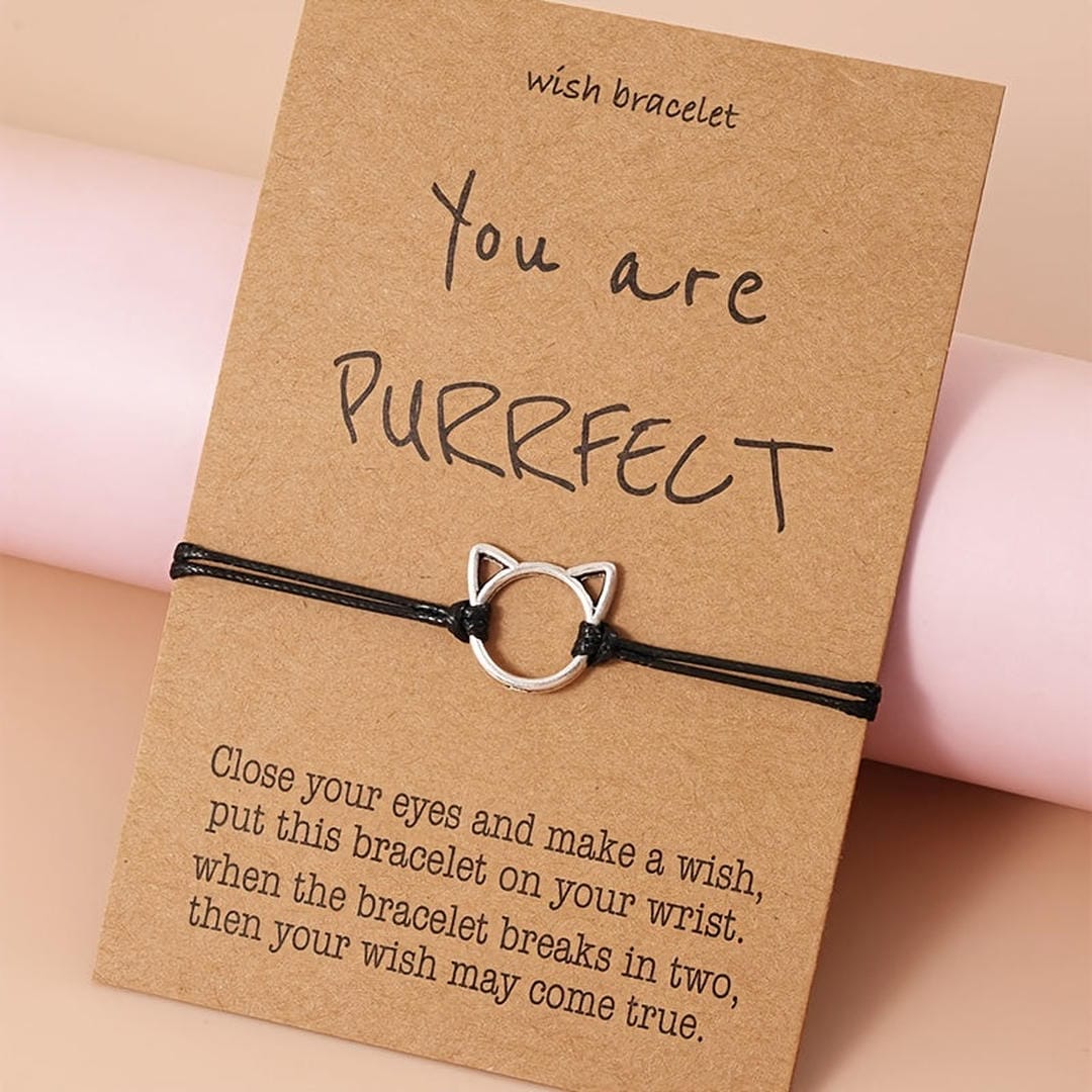 Pulsera de Regalo de Plata Purrrfect