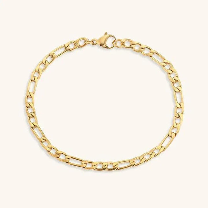Pulsera de Cadena de Oro Vintage