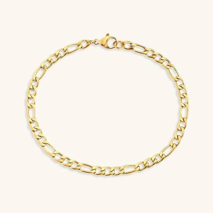 Pulsera de Cadena de Oro Vintage