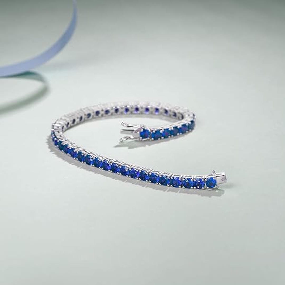 Pulsera de Tenis de Zafiro