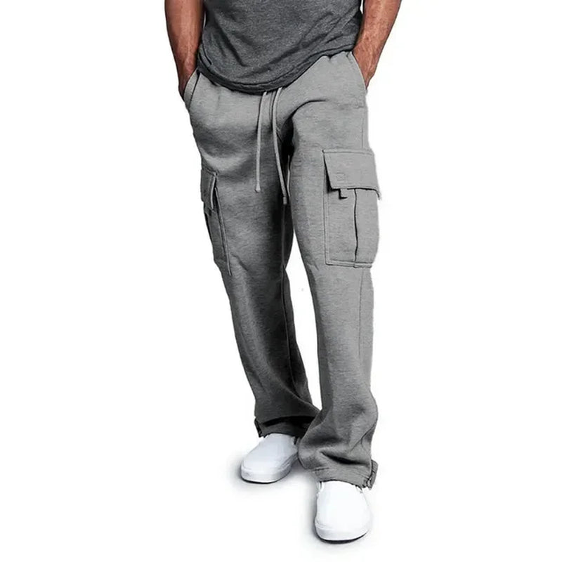 Pantalones de deporte cargo de polar - Confort Óptimo para hombre