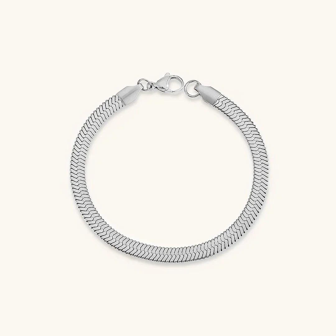 Pulsera Herringbone Lustrosa Vida