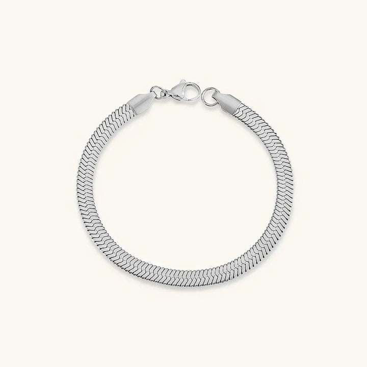 Pulsera Herringbone Lustrosa Vida