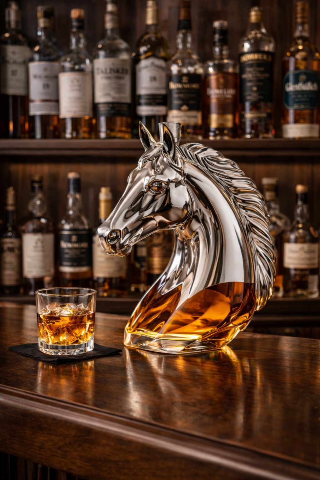 Botella de Whisky – Edición Cabeza de Caballo