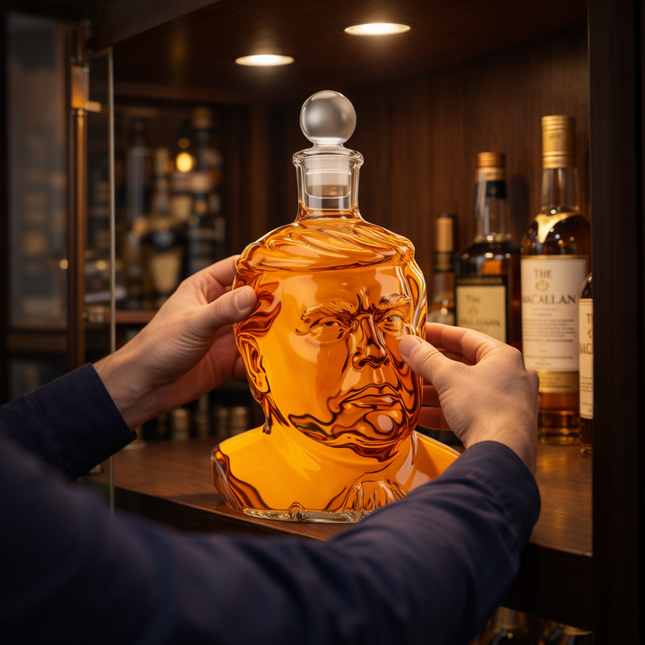 Botella de Whiskey - Edición Presidente Trump