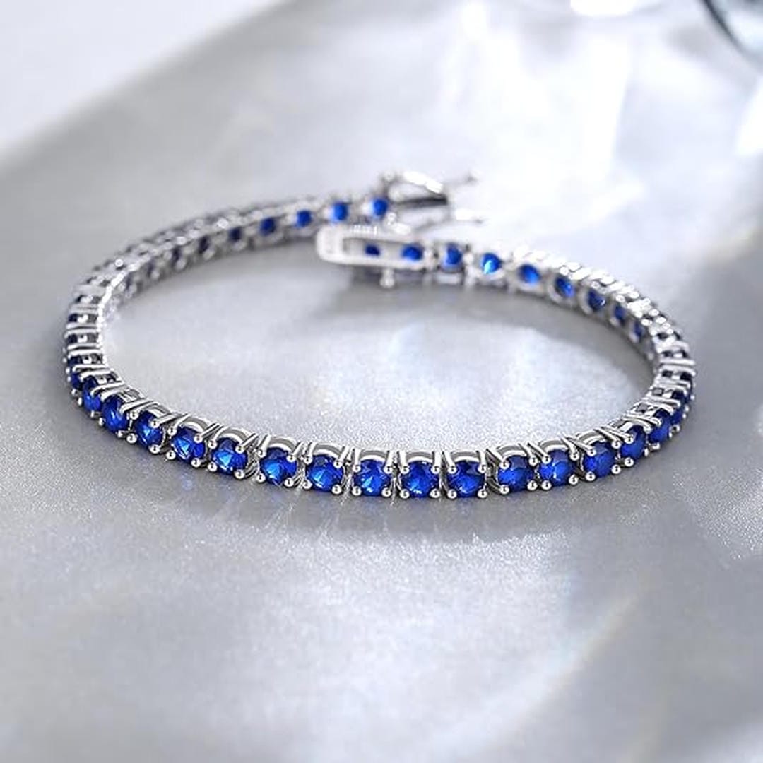 Pulsera de Tenis de Zafiro