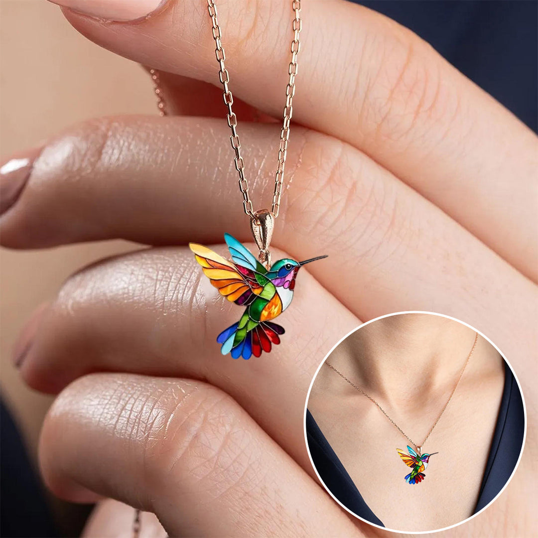 Hermosa Collar de Colibrí