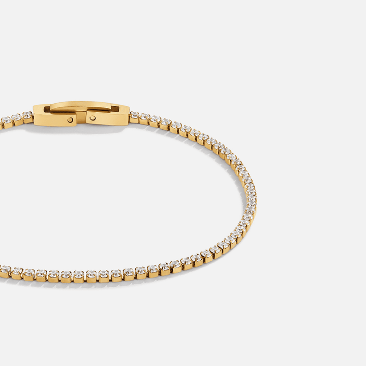 Pulsera de Cristal Aurora en Oro