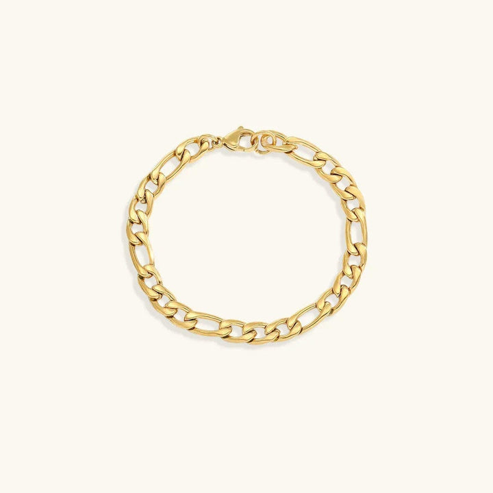 Pulsera de Cadena de Oro Vintage