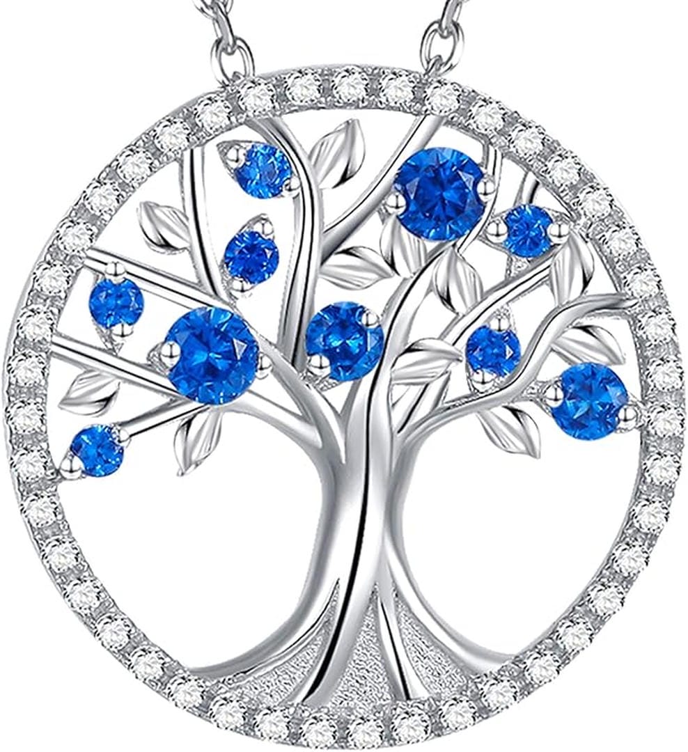 Collar de Zafiro Árbol de la Vida