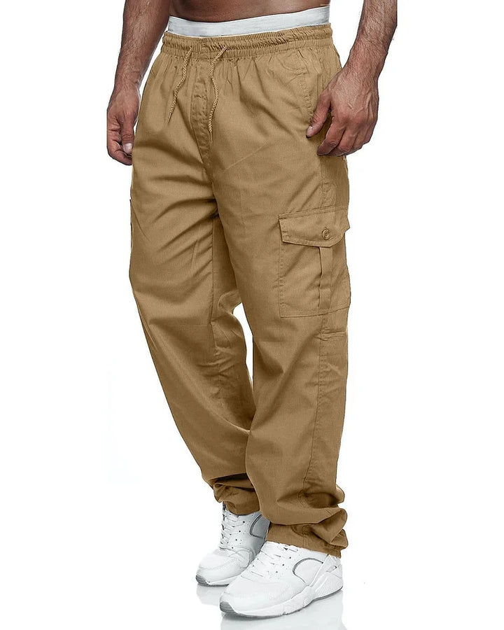 Alexander - Pantalones cargo para hombre, corte relajado