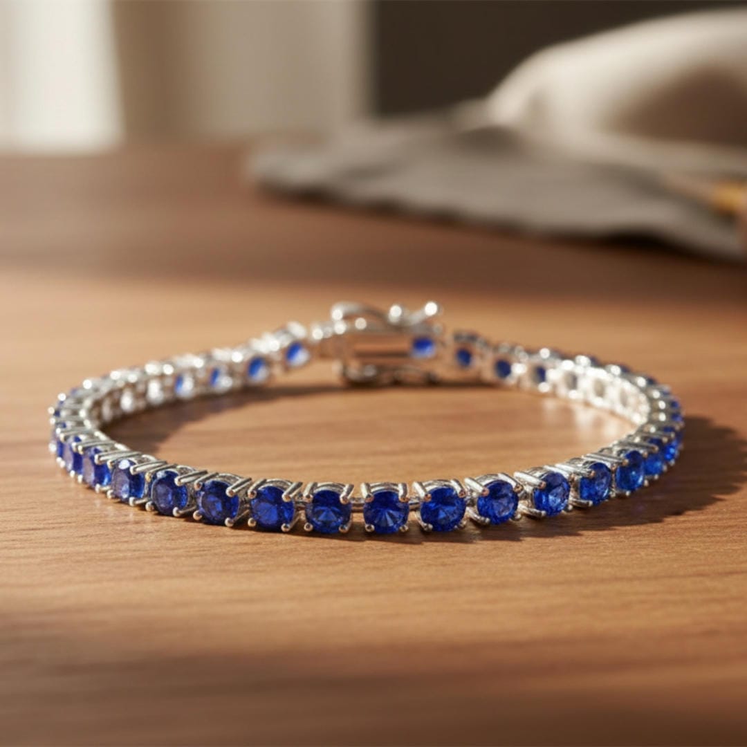 Pulsera de Tenis de Zafiro