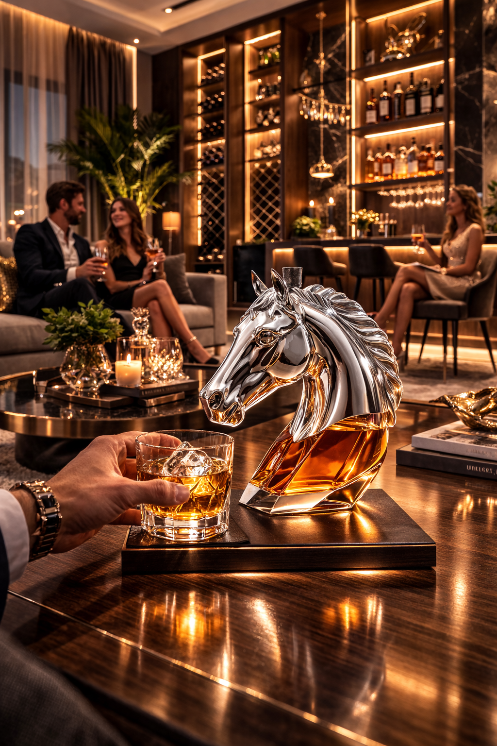 Botella de Whisky – Edición Cabeza de Caballo