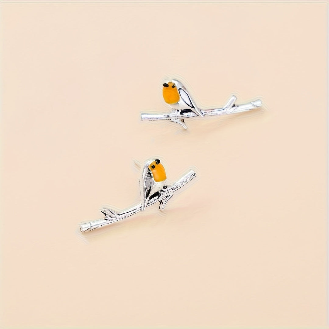 Delicate Bird Earrings Handmade
