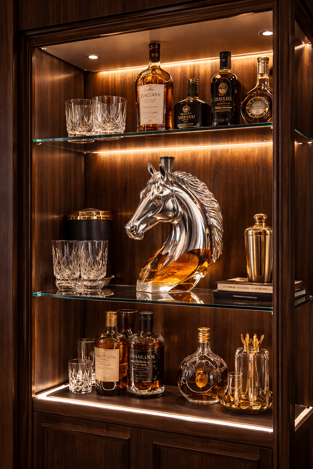 Botella de Whisky – Edición Cabeza de Caballo
