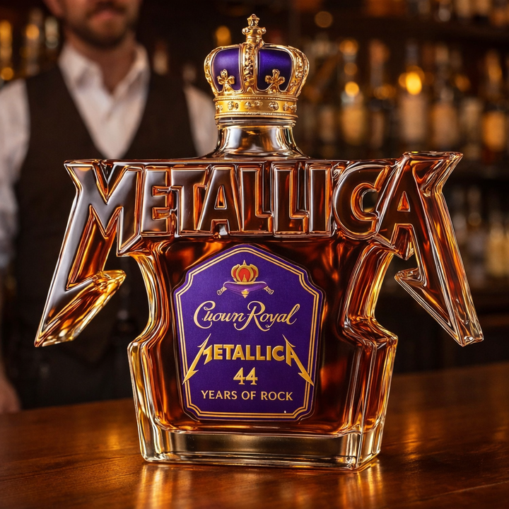 Botella de Whiskey - Edición Rock Metallica