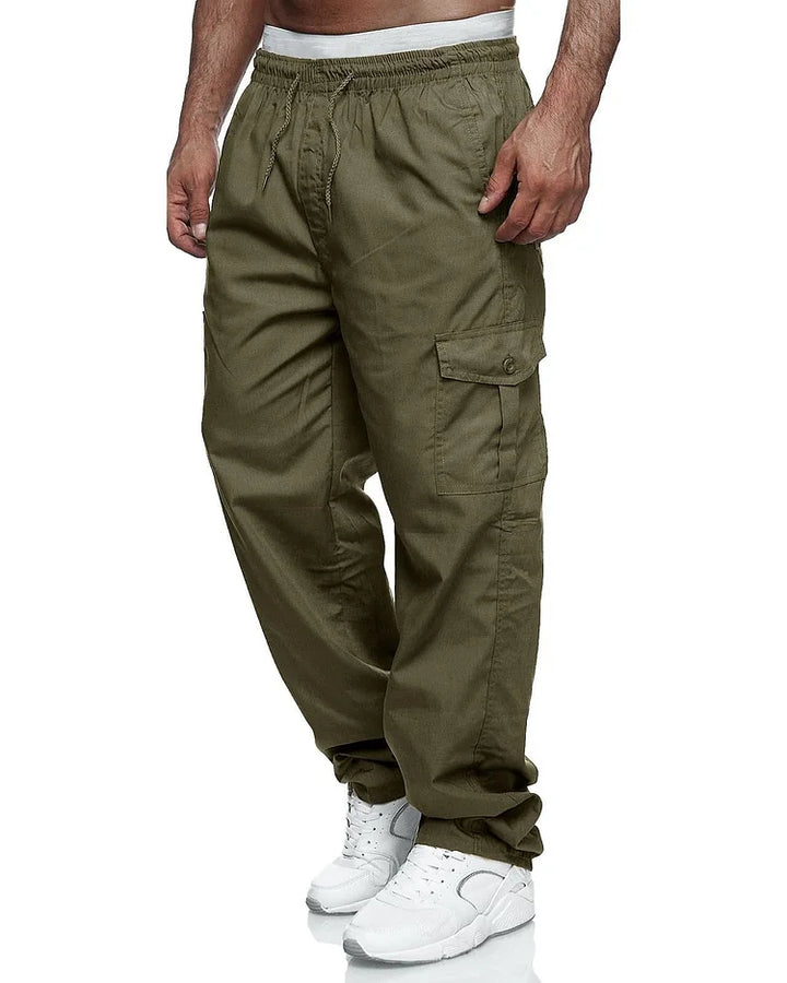 Alexander - Pantalones cargo para hombre, corte relajado