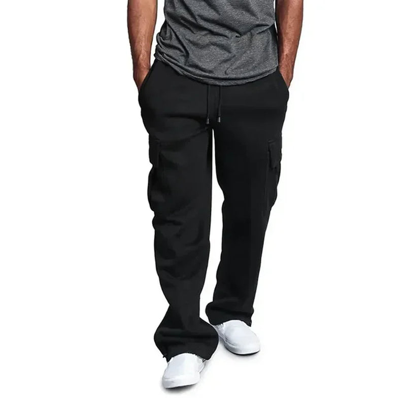 Pantalones de deporte cargo de polar - Confort Óptimo para hombre