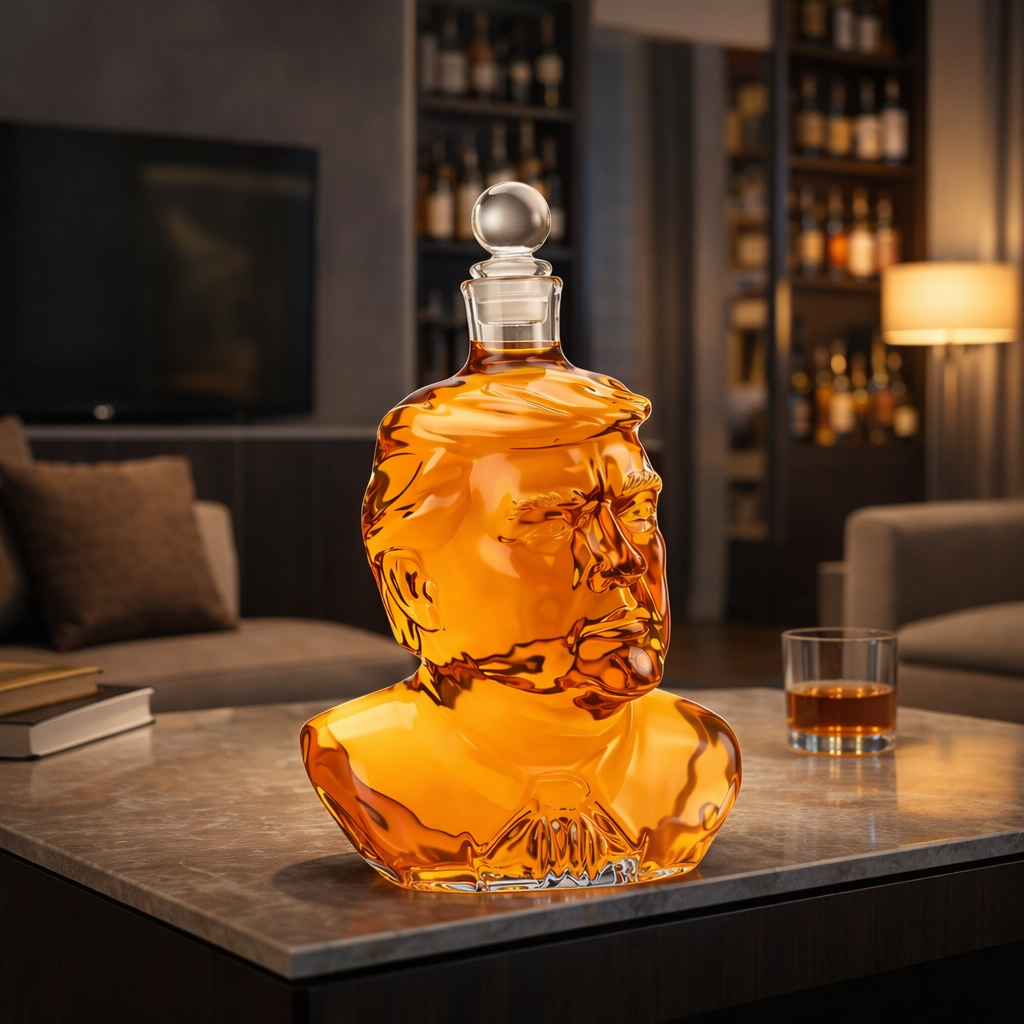 Botella de Whiskey - Edición Presidente Trump