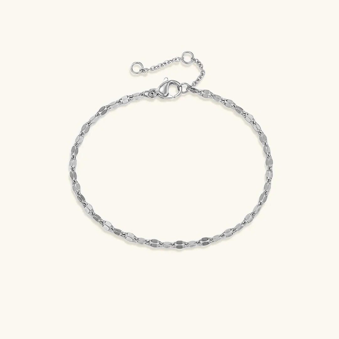 Brazalete Elegante de Encaje de Doble Capa