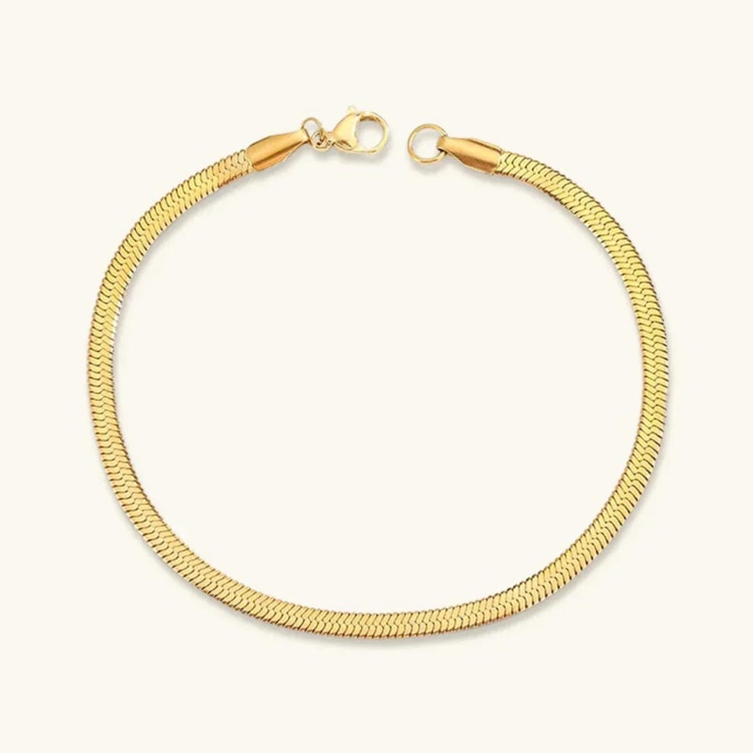 Pulsera Herringbone Lustrosa Vida
