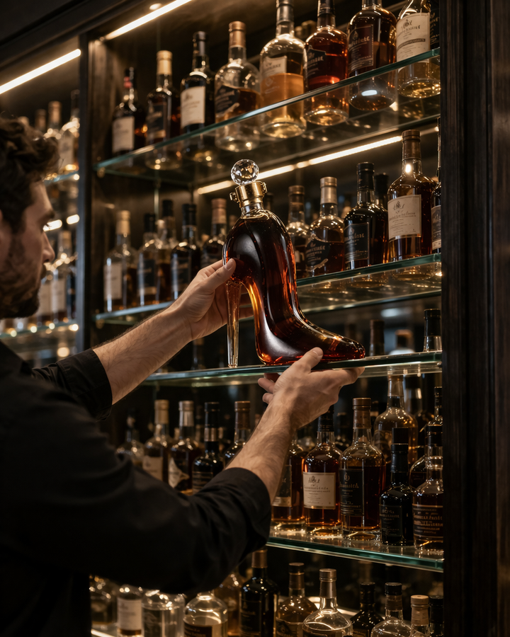 Botella de Whisky - Edición Tacón Alto
